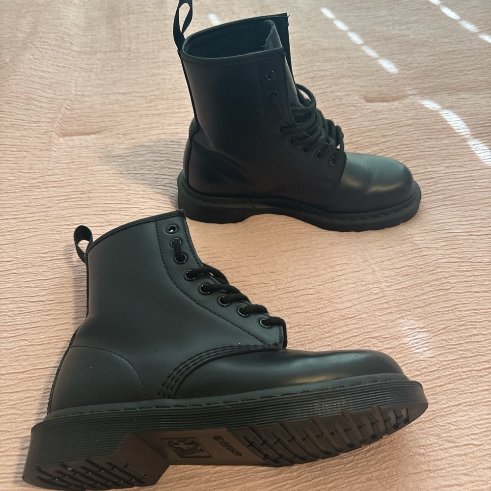Dr. Martens Black Combat Boots